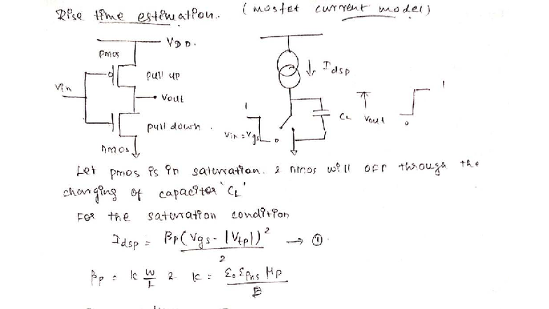 Rise fall time - Good - Rise time estimation. (mostet current model ...