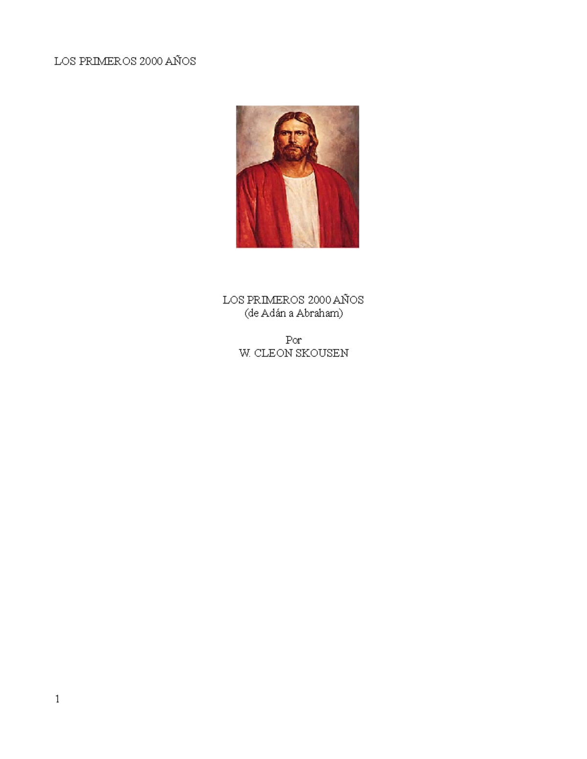 Estudio de los Primeros 2000 Años (De Adán a Abraham) - Skousen - Document Preview