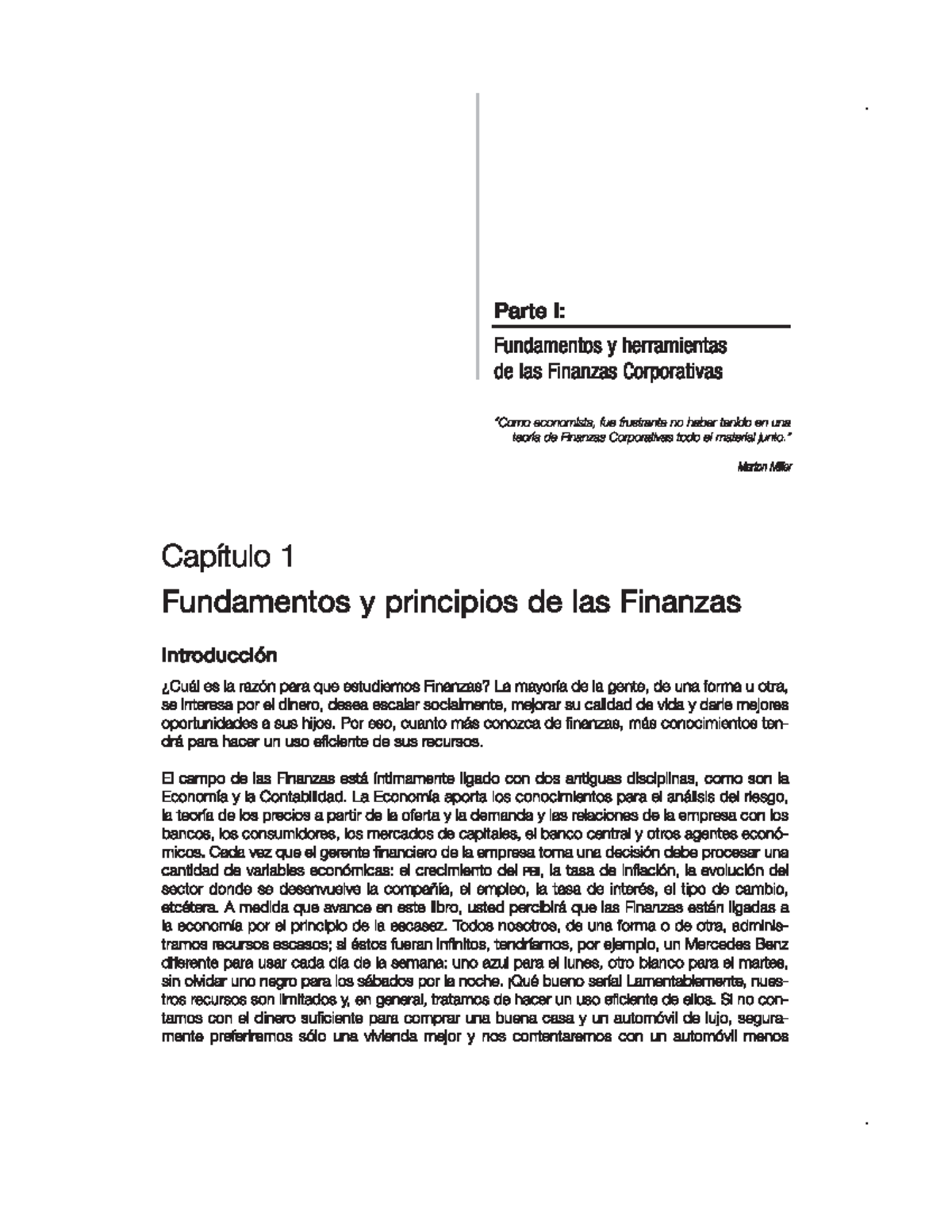 Fundamentos y Principios de Finanzas Corporativas - CAP 1 - Studocu