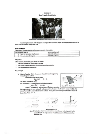 PHYS313-Module-01 - .... - MODULEl Electrostatics Cat attracts pieces ...