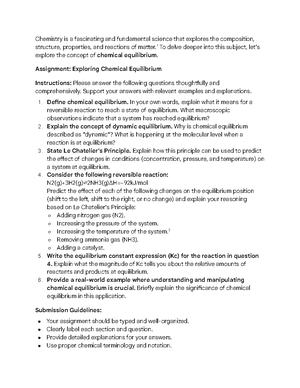 Chemistry Assignment 18: States of Matter & Changes of State - Studocu