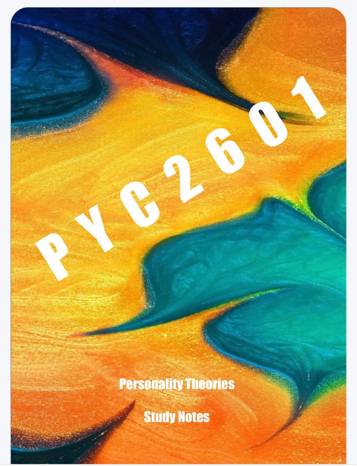 PYC2601 - Summary of Personality Theories: Maslow's Self-Concept Theory ...