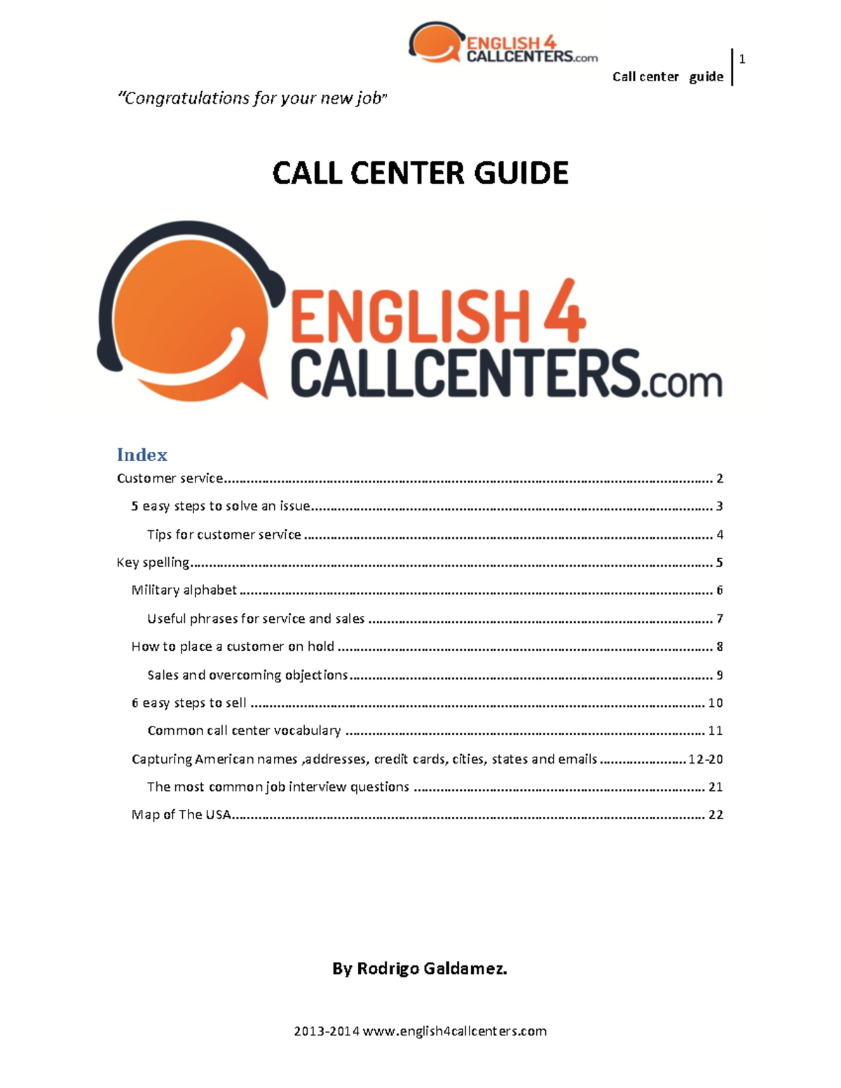Call Center Guide for New Job Success: Essential Tips & Phrases - Studocu