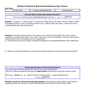 Module 4: Probability Basics Day 2 - Key Concepts and Examples - Module ...