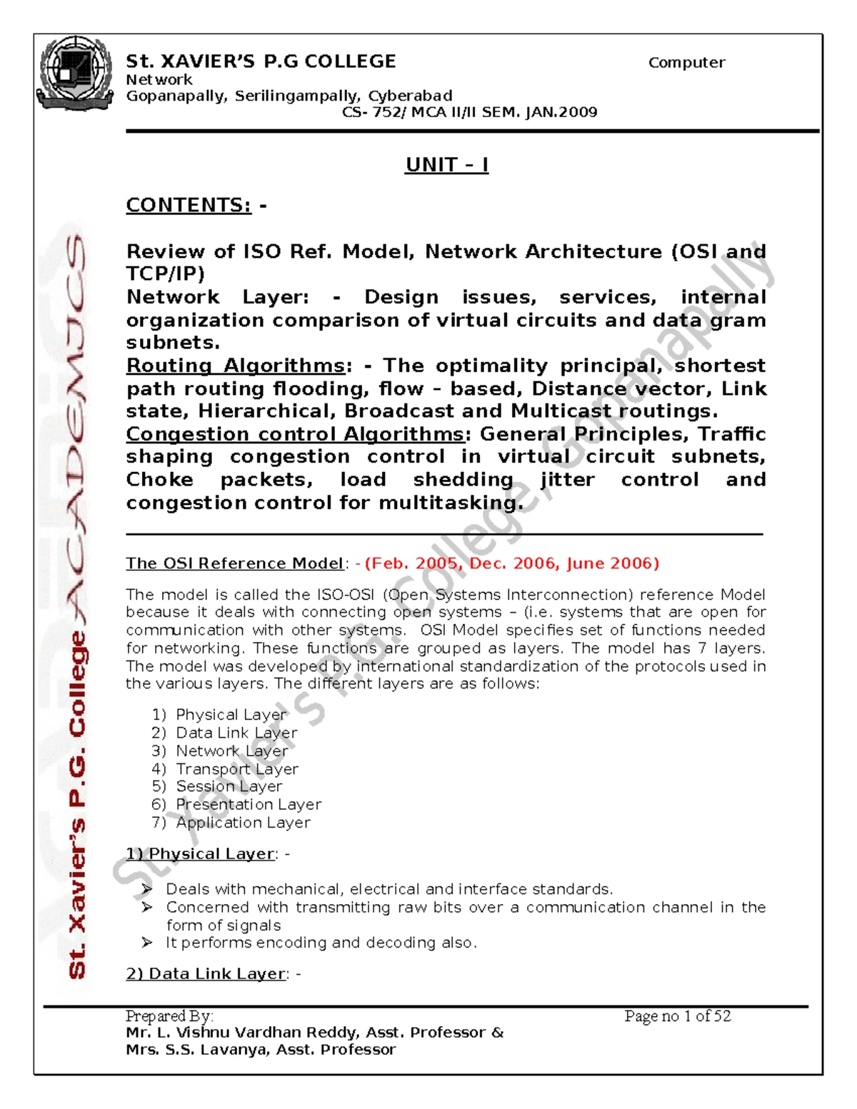 Computer Networks MCA SEM JAN 2009: Unit 4 - Socket Programming ...
