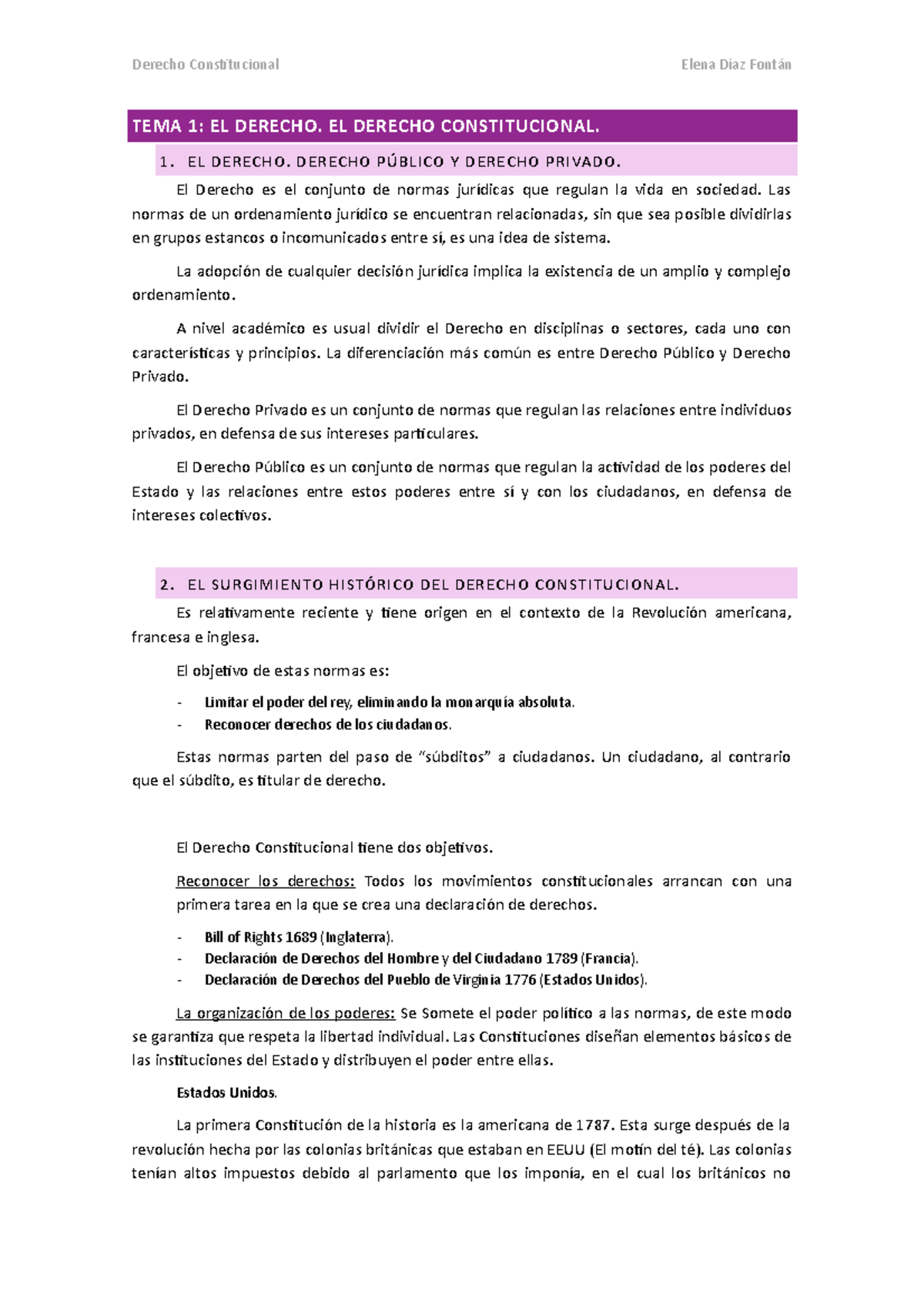 Derecho Constitucional: Apuntes sobre el Estado y sus Estructuras - Studocu