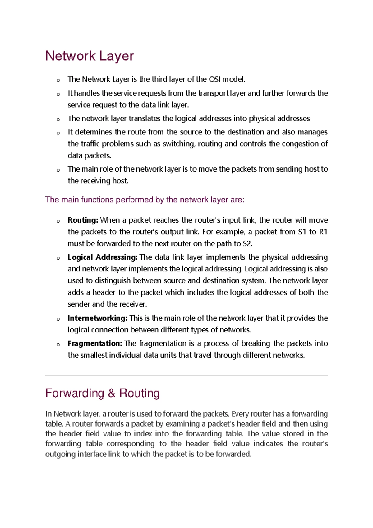 Notes on Unit 1 DAA - UNIT -I Algrithm A step by step procedure to ...