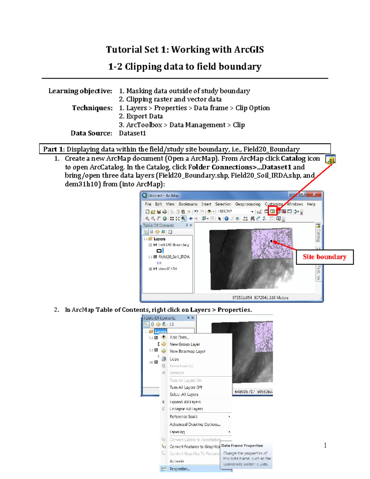 GISC5816 Practical Memo: Data Display, Clipping, and Analysis ...