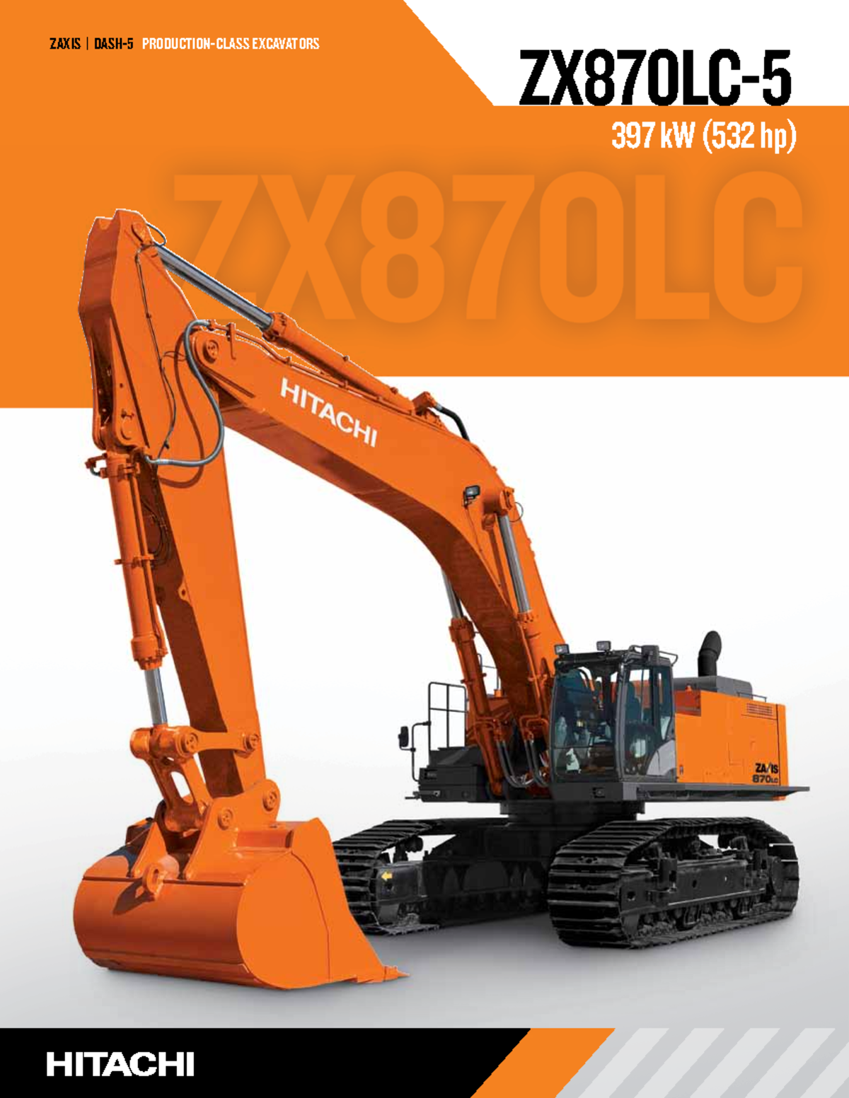 ficha tecnica Hitachi ZX870LC-5 specs - Mantenimiento industrial