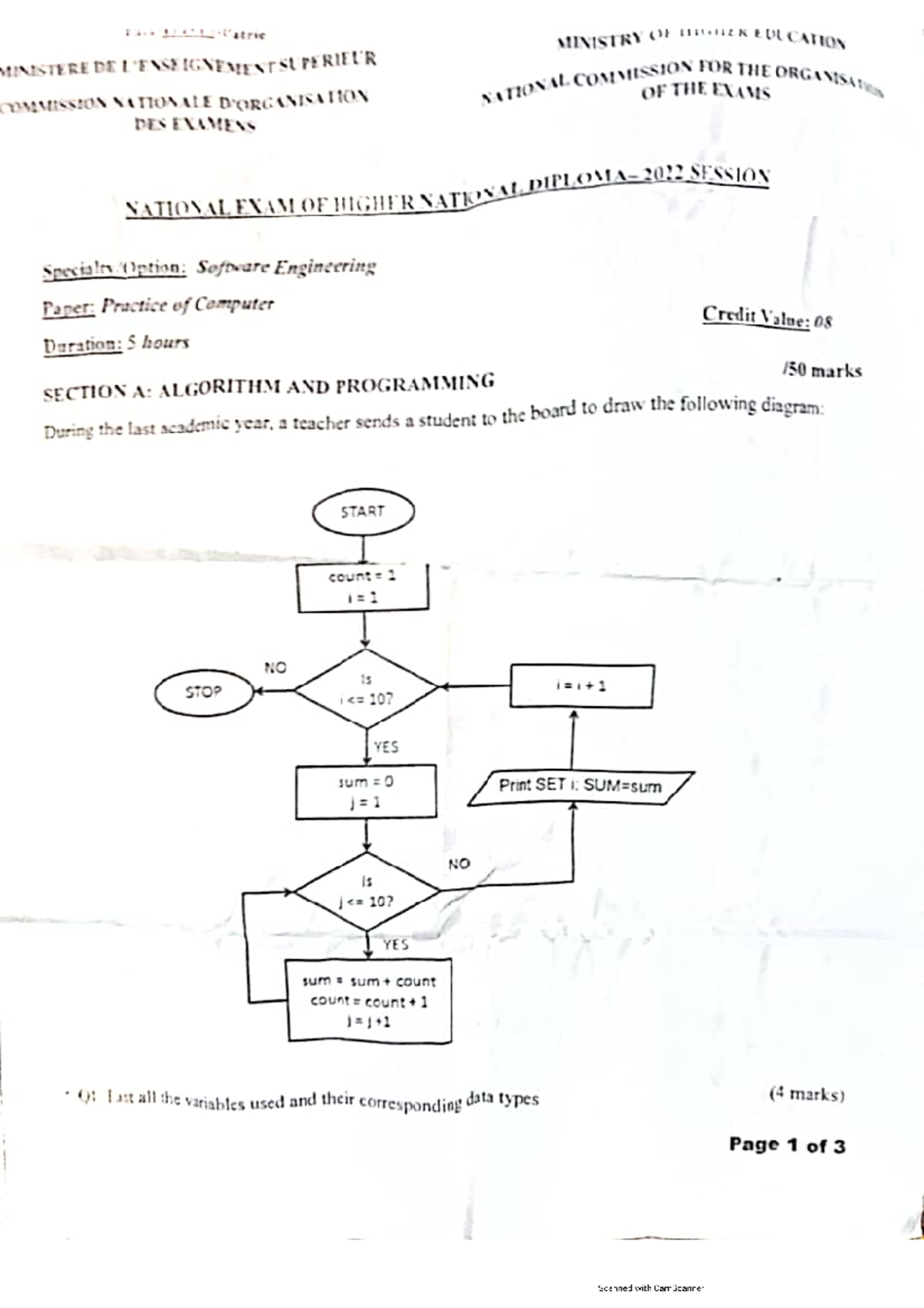 Practice of Computer Science SWE: National Exam Preparation Guide - Studocu