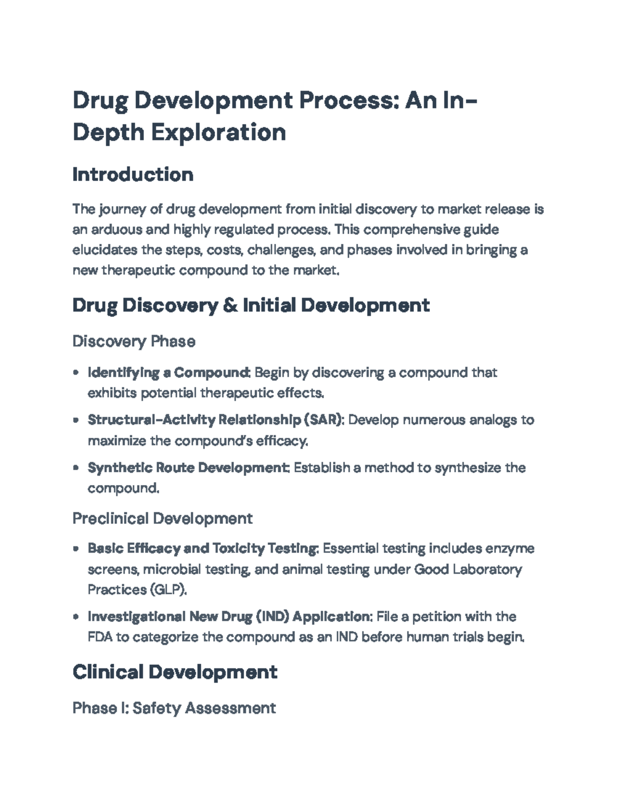 Comprehensive Guide to Drug Development Process: Steps & Challenges ...