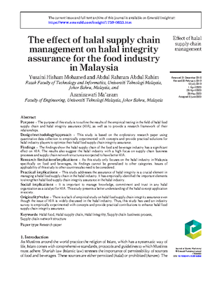 Halal Traceability in Enhancing Halal In - Volume: 03 Issue: 03 | Mar ...