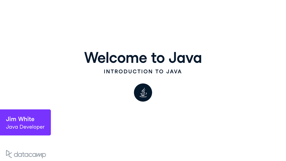 Java I: Introduction to Java - Chapter 1 Notes - Studocu