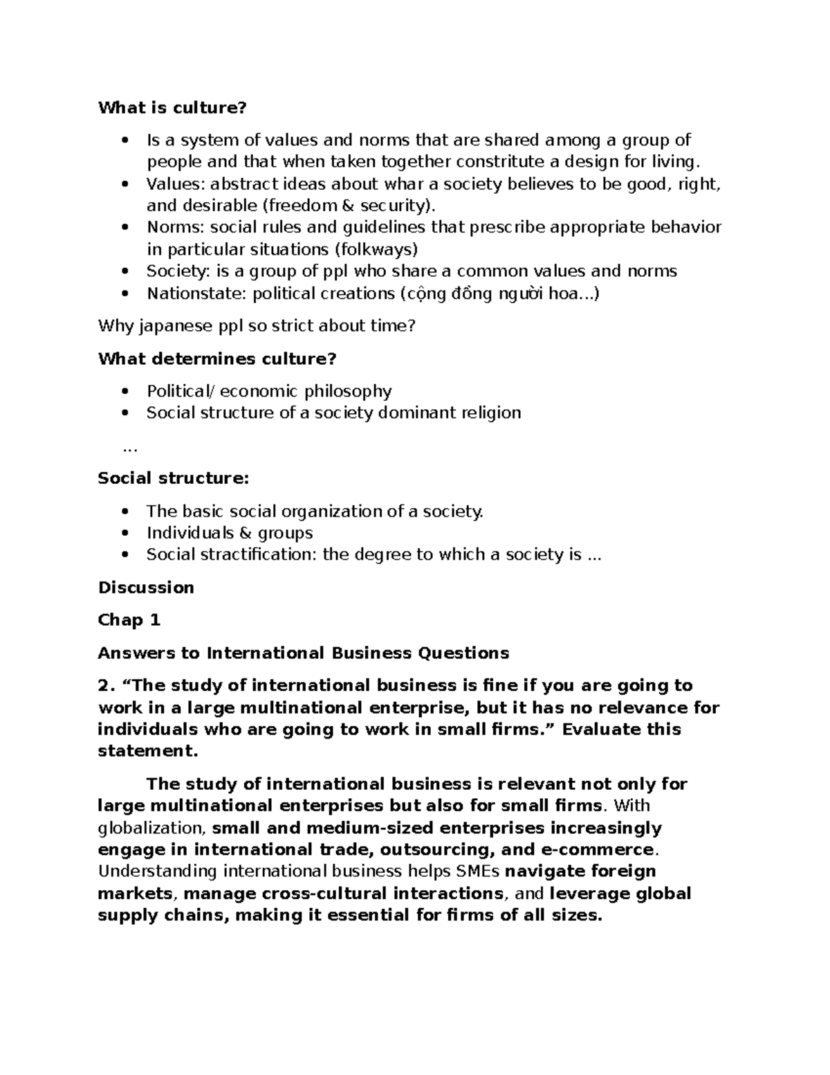 IB - Understanding Culture and Its Impact on International Business ...