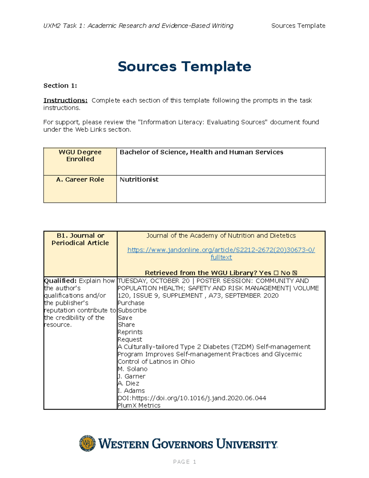 UXM2 Task 1: Academic Research & Evidence-Based Writing Guide - Studocu