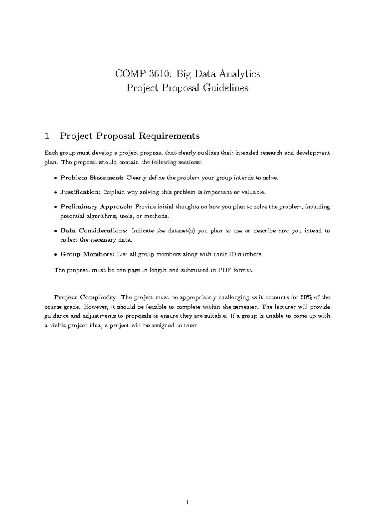 3610 Project Proposal Guidelines - COMP 3610: Big Data Analytics ...