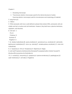 Exam 2 study guide - exam - Biol 1107 Exam 2 Study Guide Ch. 5 ...