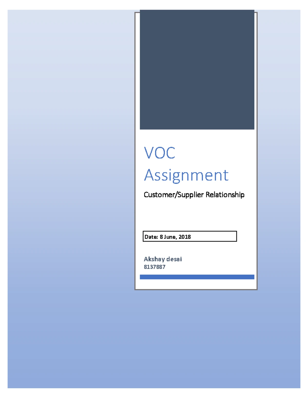 Project Charter Assignment-8137887 - ARGON SPECIFIC ERROR REDUCTION ...
