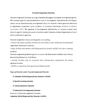 Neurodevelopmental Disorders: Key Insights on ADHD, ASD, and Learning ...