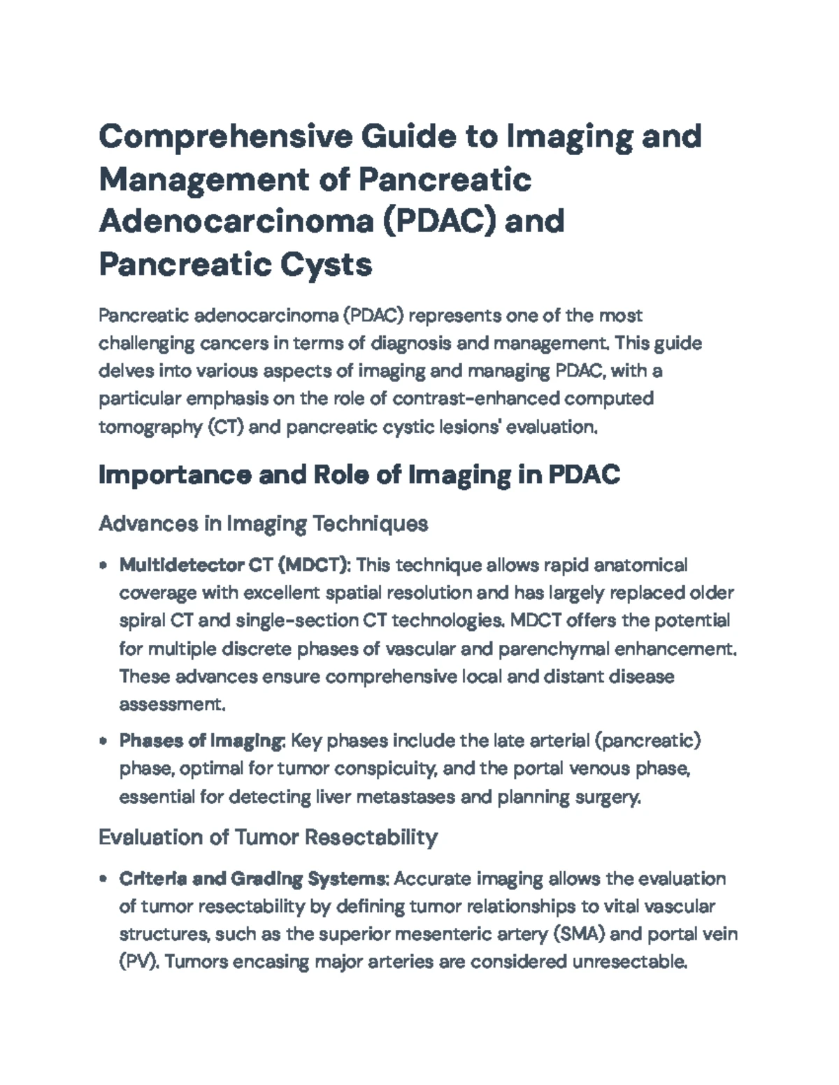 Pancreatic Cystic Lesions: Diagnosis, Guidelines & Management ...