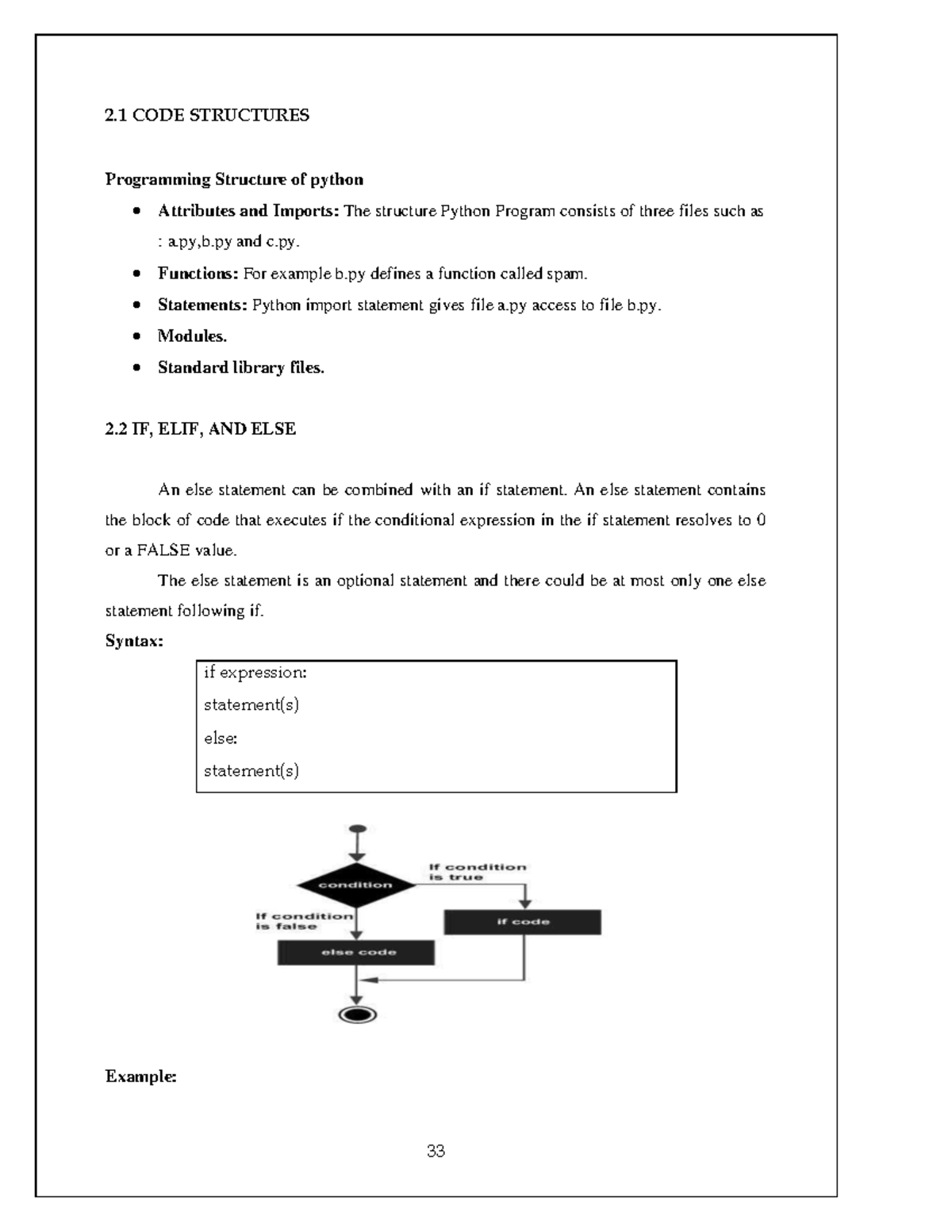 UNIT-2 Python Programming Structures and Control Flow Concepts - Studocu