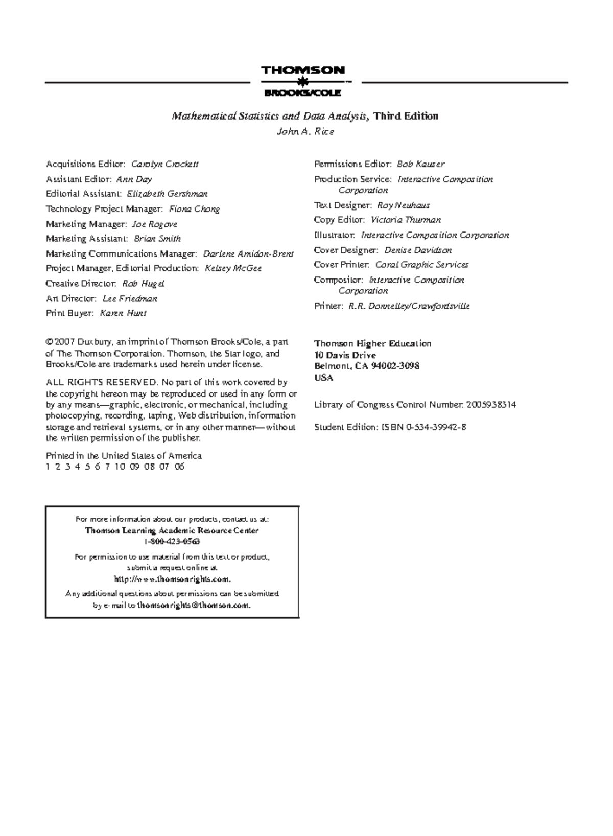 Mathematical Statistics and Data Analysis 3ed - Part 2 Notes - Studocu