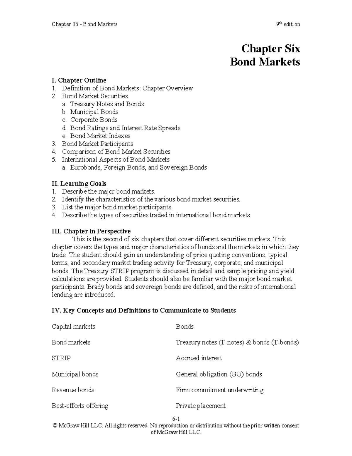 Chapter 06: Bond Markets - Saunders FMI 2024 Release Insights - Studocu