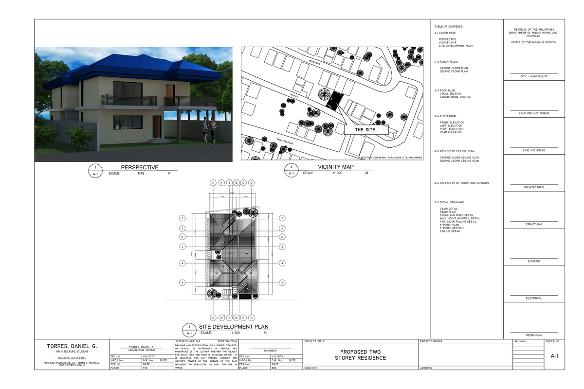 40146 Torres CAD-PLAN - Final DWG for Proposed 2-Storey Residence - Studocu