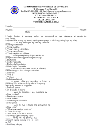 MC Intramurals - SCRIPT GUIDE FOR MC - Intramurals Master of Ceremony ...