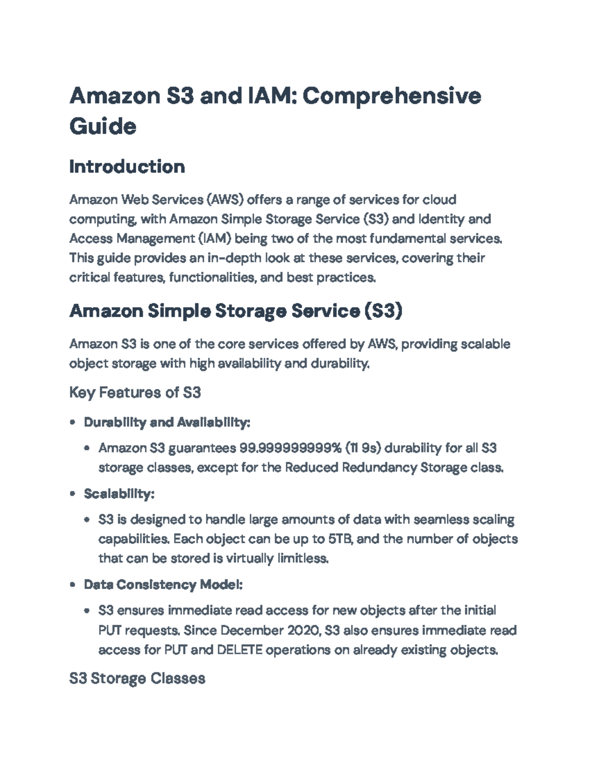 AWS S3 and IAM: Comprehensive Guide on Cloud Storage & Security ...