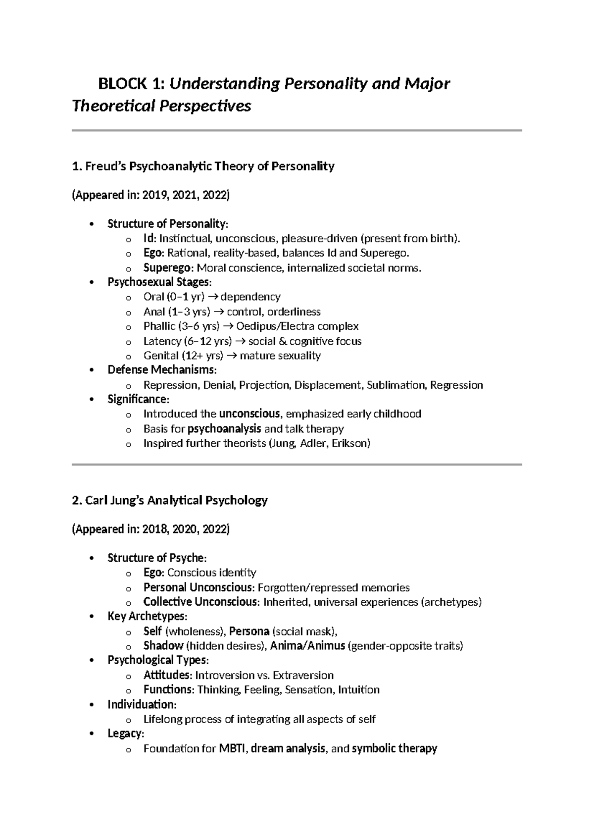 Personality MPC 003: Key Concepts and Theories in Personality ...