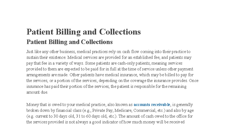 Patient Billing and Collections Strategies for Effective Revenue ...