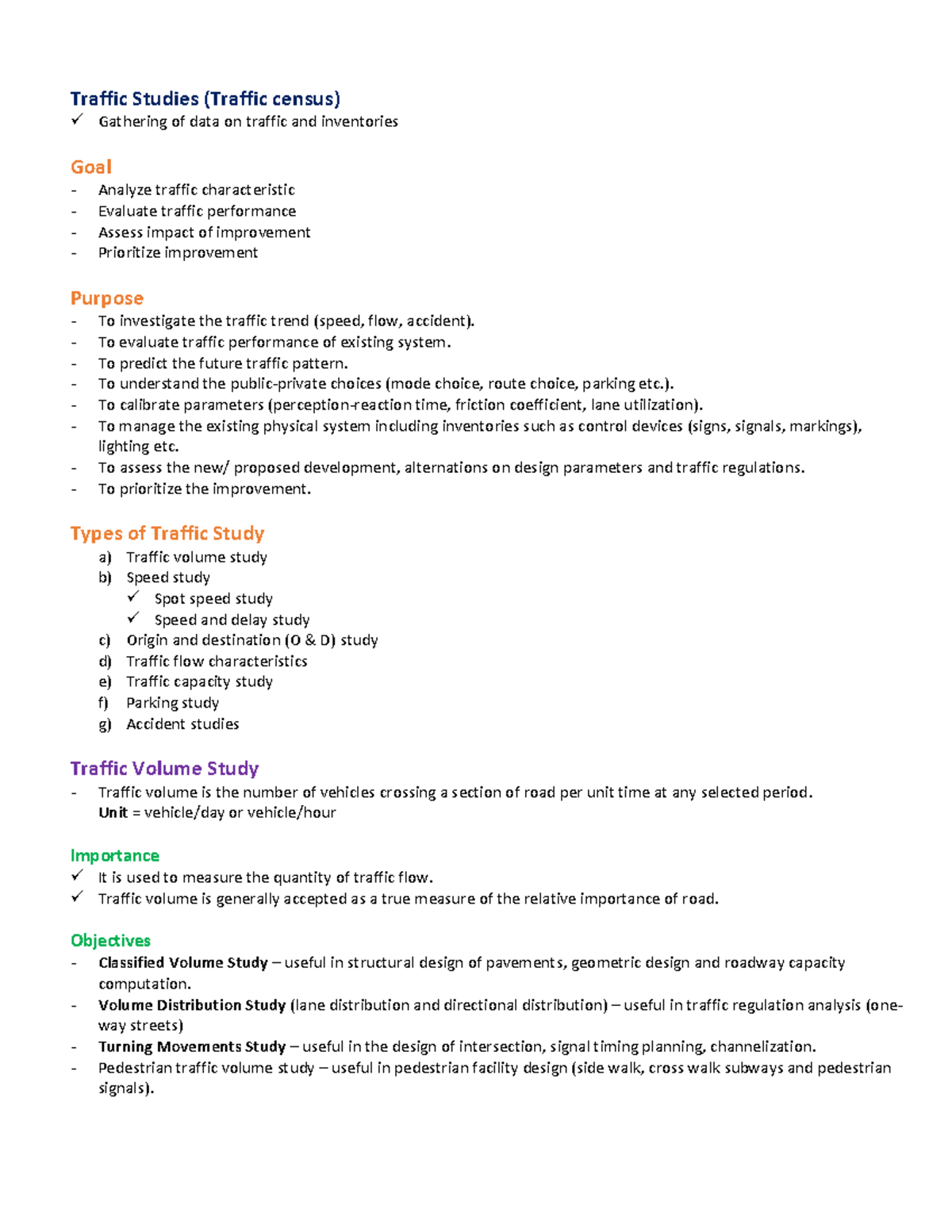 Traffic Volume Study: Objectives, Methods, and Importance Analysis ...