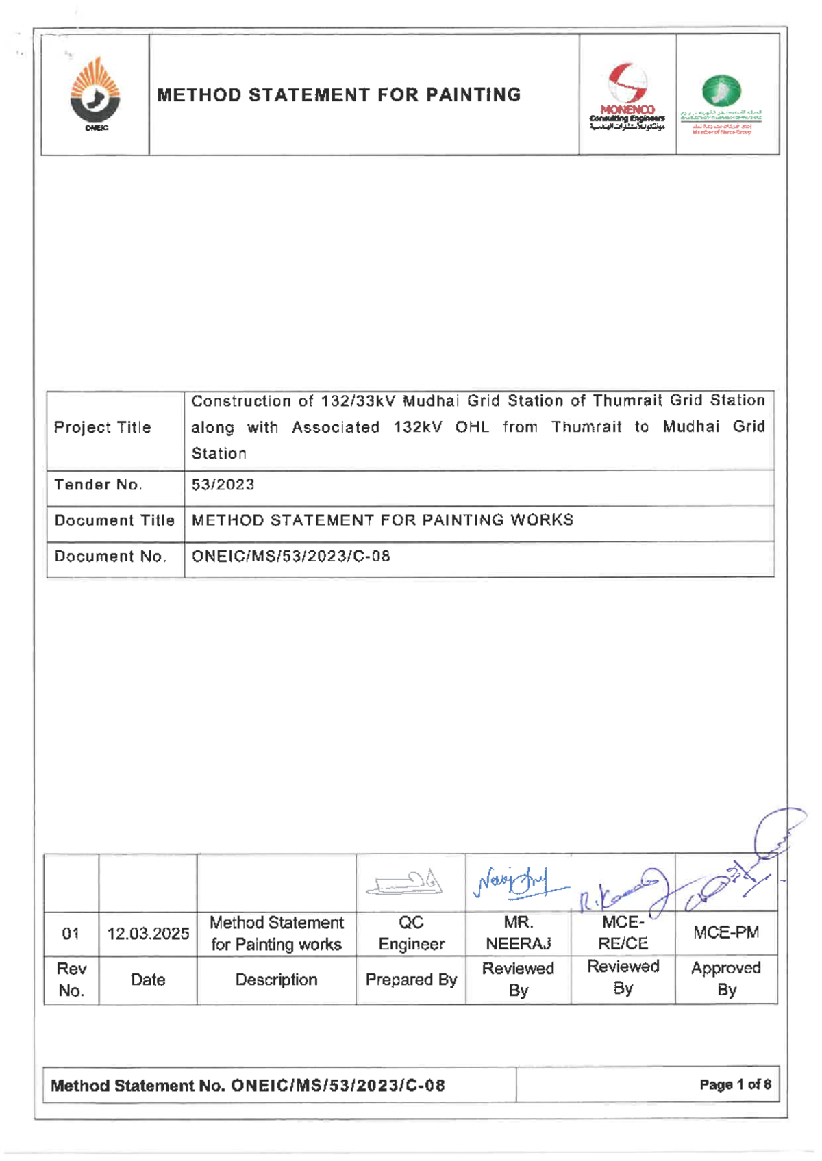 Method Statement for Painting Works - AP - Studocu