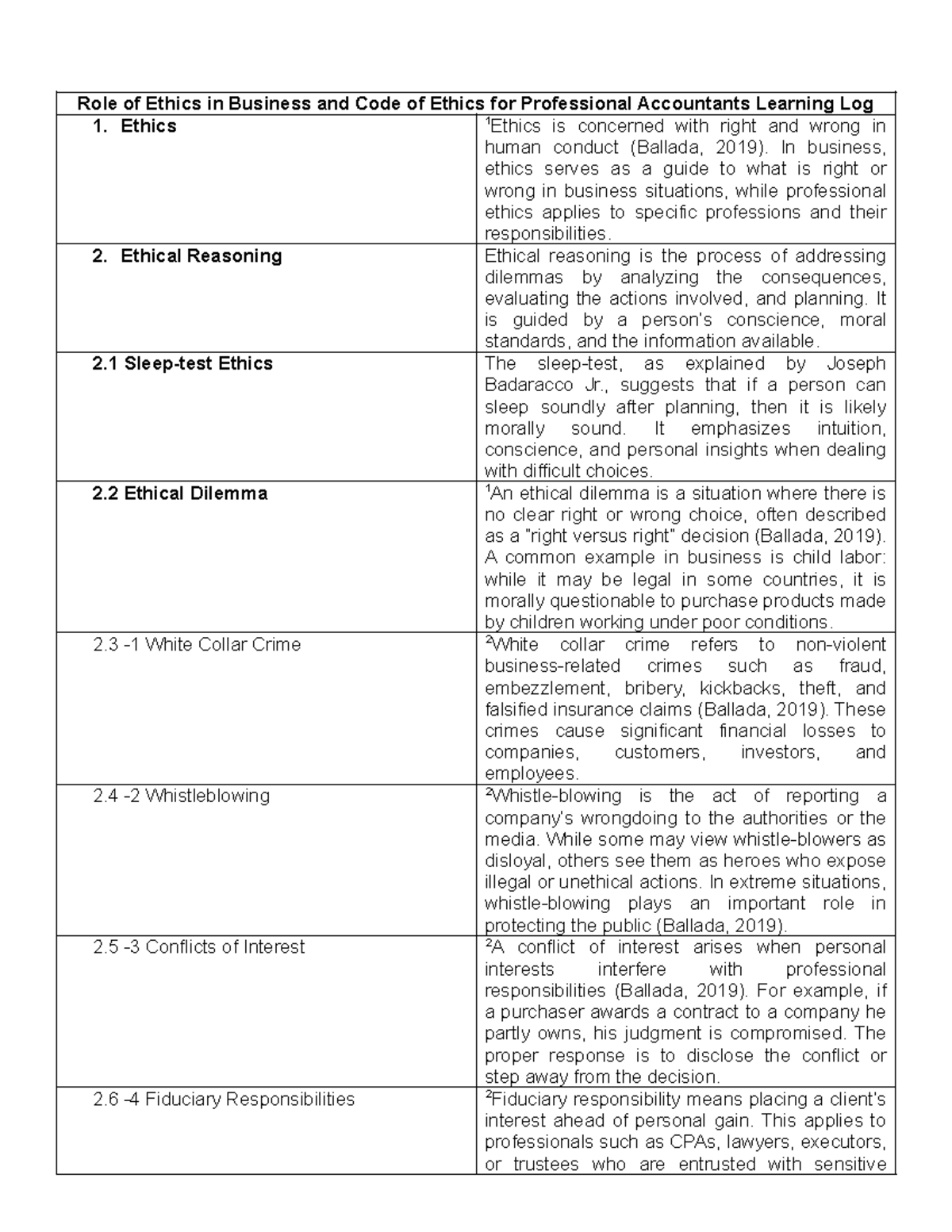 Ethics in Business & Code of Ethics for Professional Accountants ...