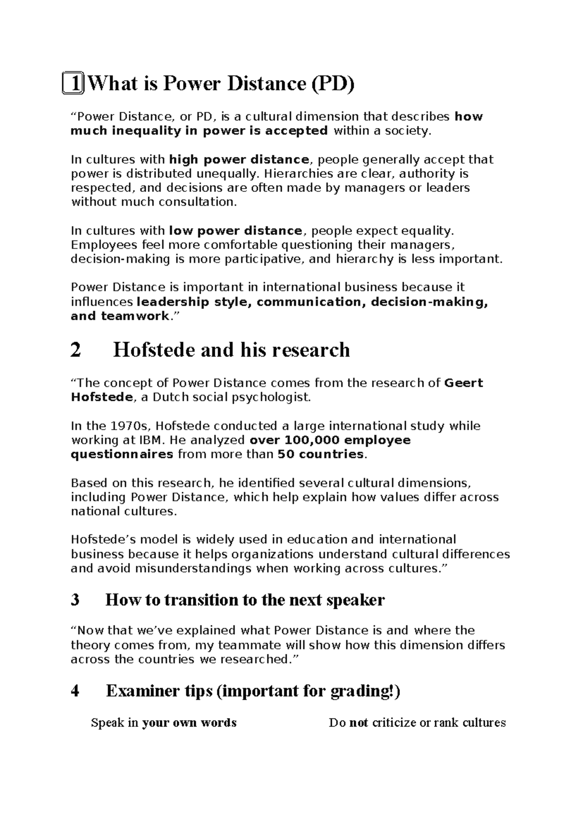 Power Distance (PD) Explained: Cultural Dimensions & Management Styles ...