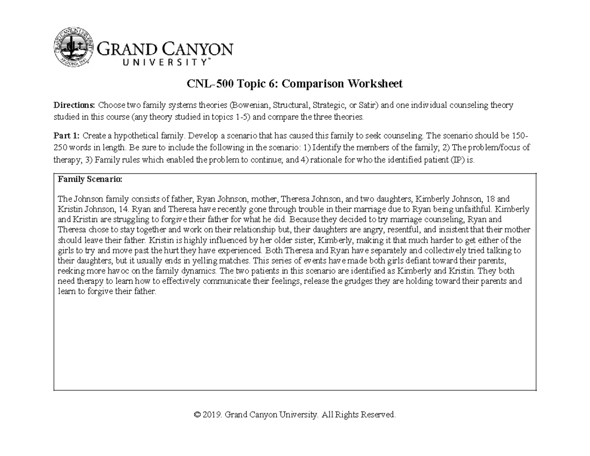 CNL 505: Benchmark Paper on Value Objectivity in Counseling Ethics ...