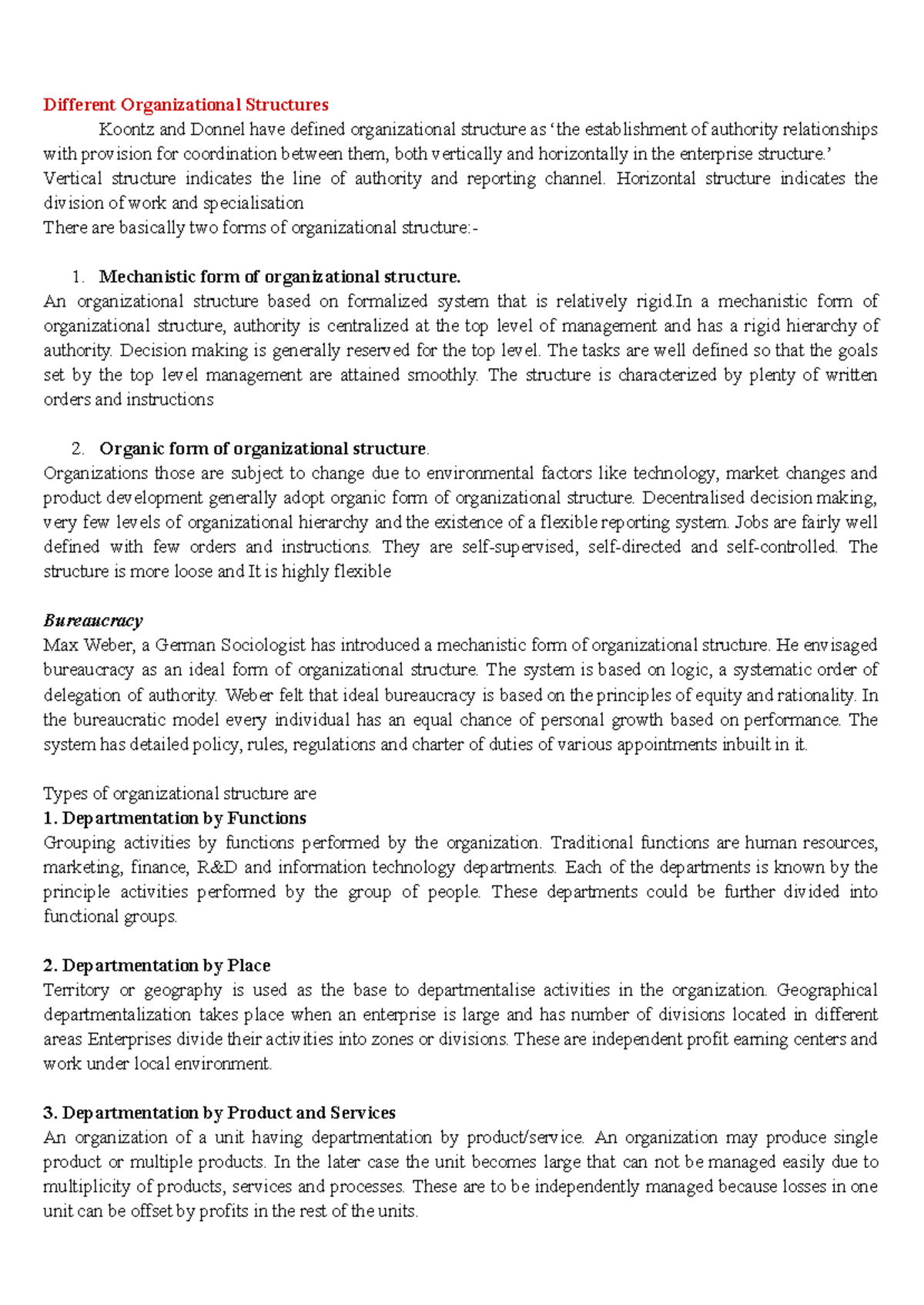 Organizational Structures: Mechanistic vs. Organic Forms Explained ...