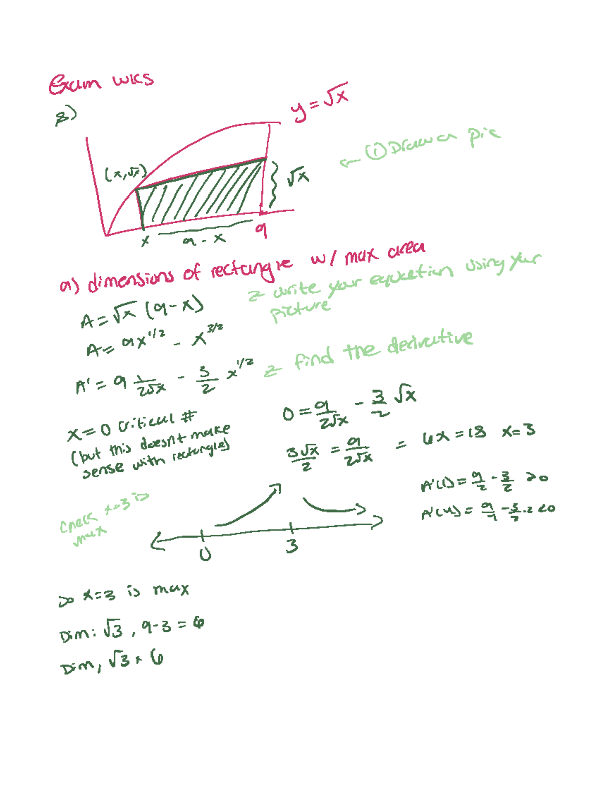Final Exam Study Notes - Calculus (Course Code: EXUM WKS) - Studocu