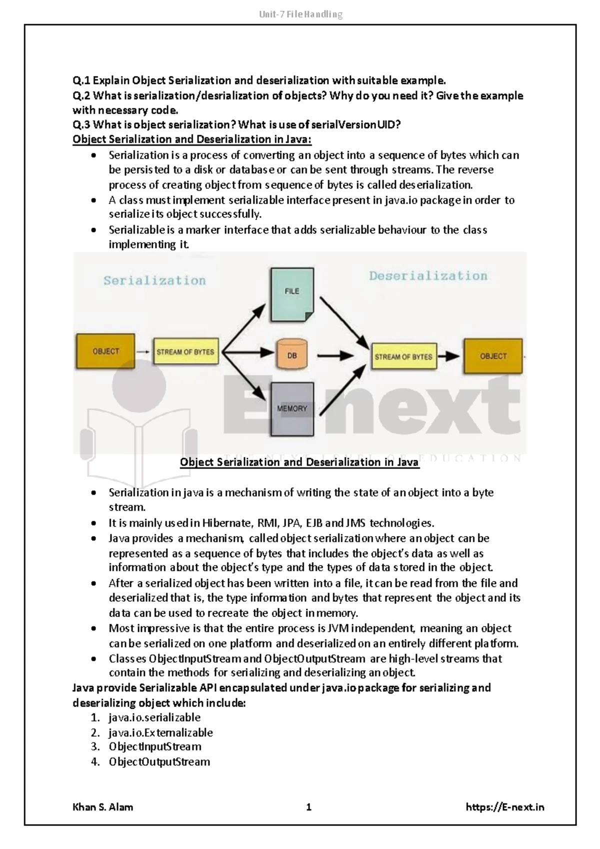 Unit-6 Multithreading: Thread Life Cycle & Synchronization in Java ...