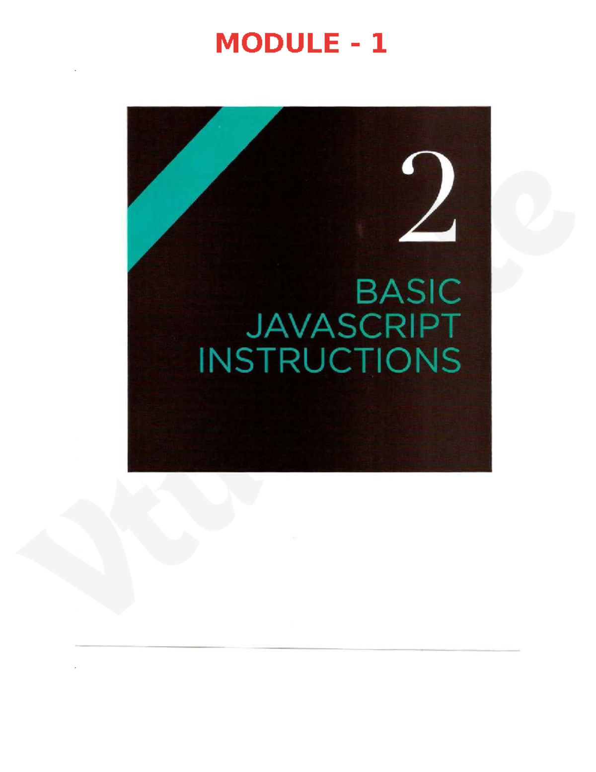 BIS601 Module 1: Basic JavaScript Instructions and Statements Guide ...