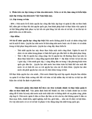 [Solved] Phn tch vai tr ca php lut trong t chc v hot ng ca b my nh nc ...