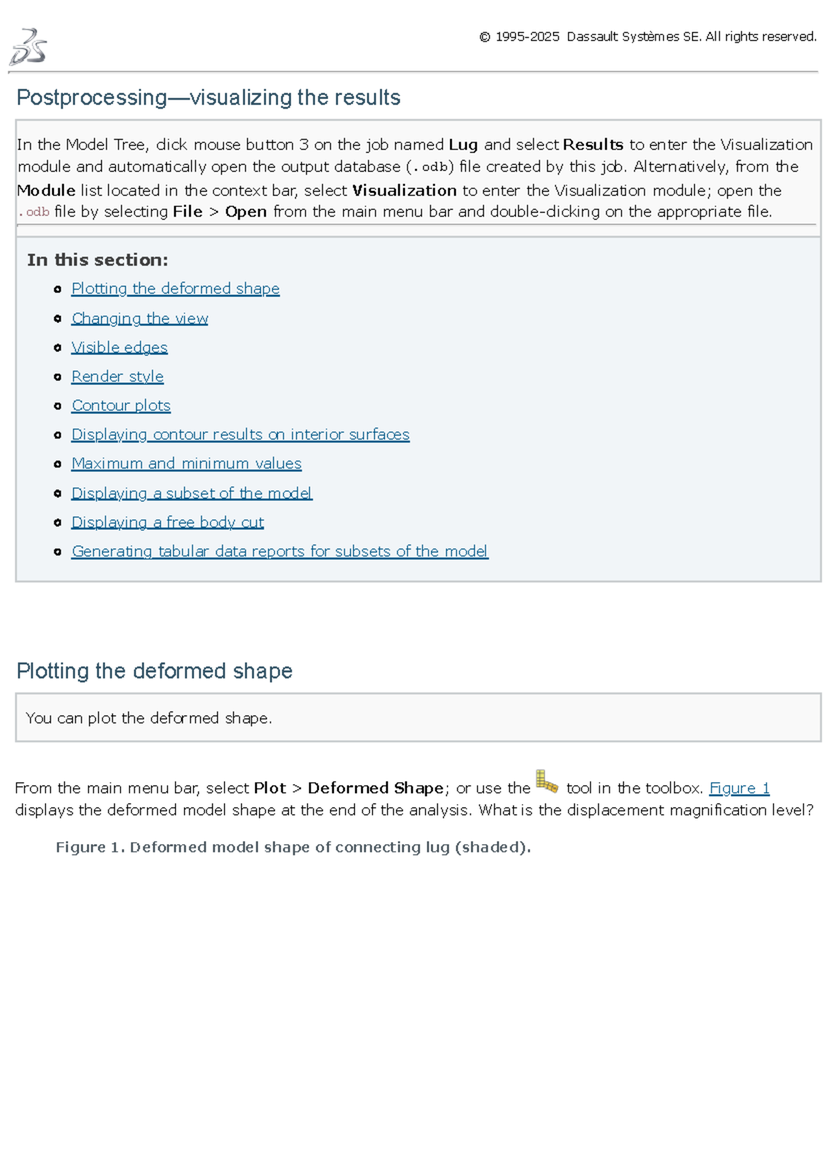 Tutorial 2: Results Visualization in Dassault Systèmes Software - Studocu
