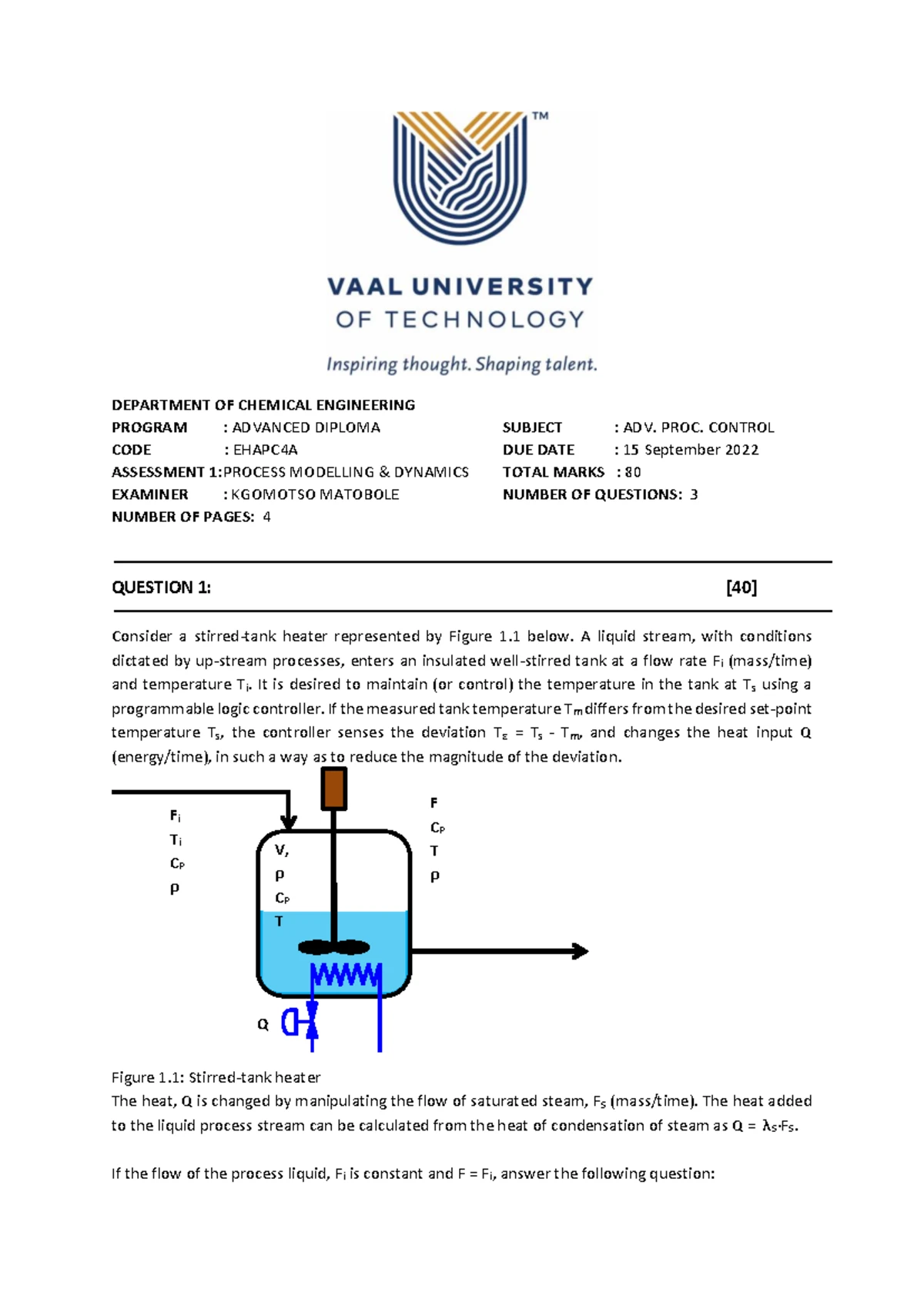 2023 EHCEL 4 A Process Control Practical Lab Guide - Studocu