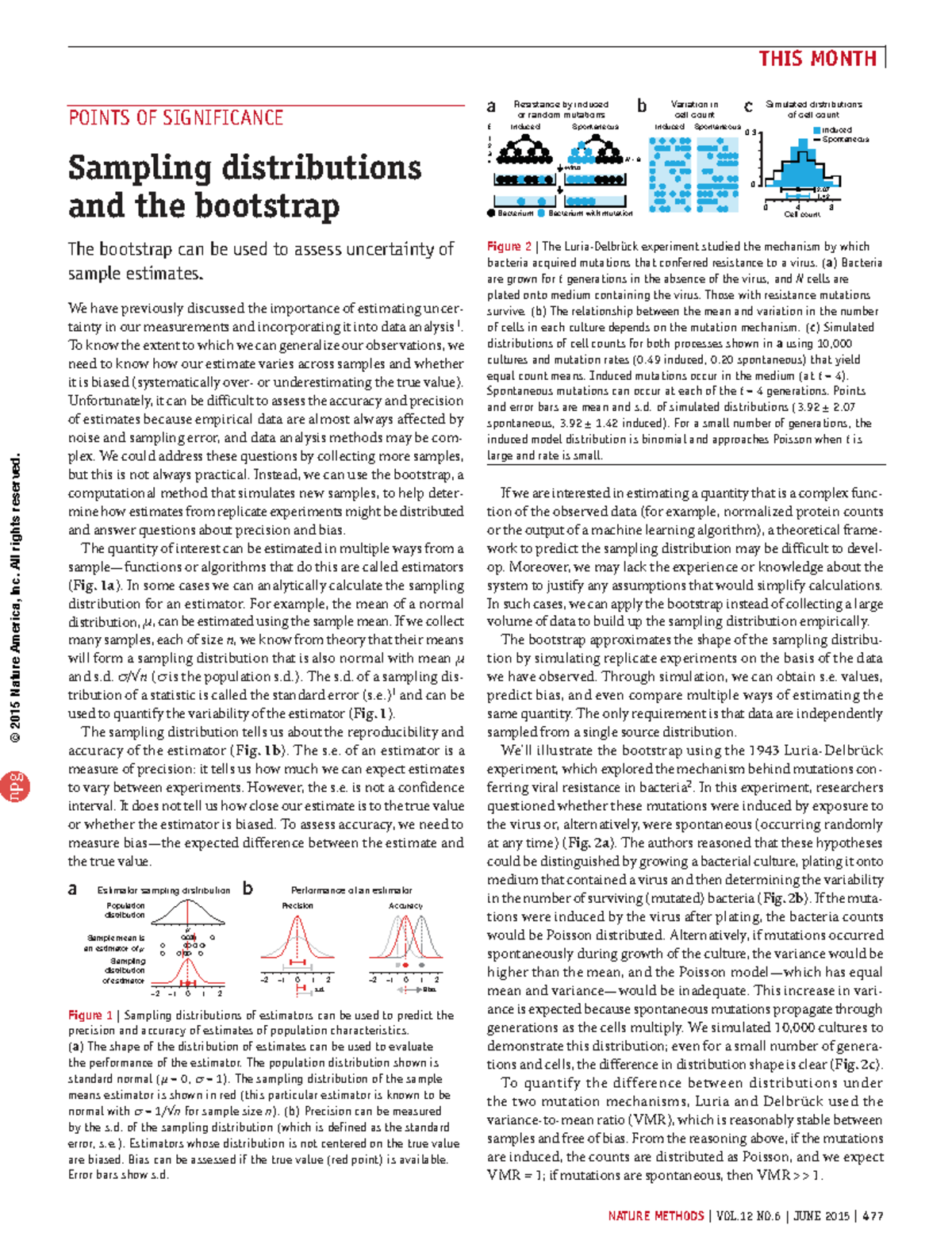Sampling Distributions and Bootstrap Methods in Statistical Analysis ...