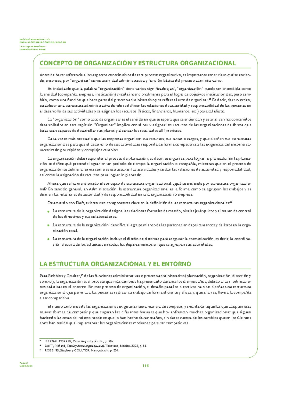 Estructura Organizacional en el Proceso Administrativo del Siglo XXI ...