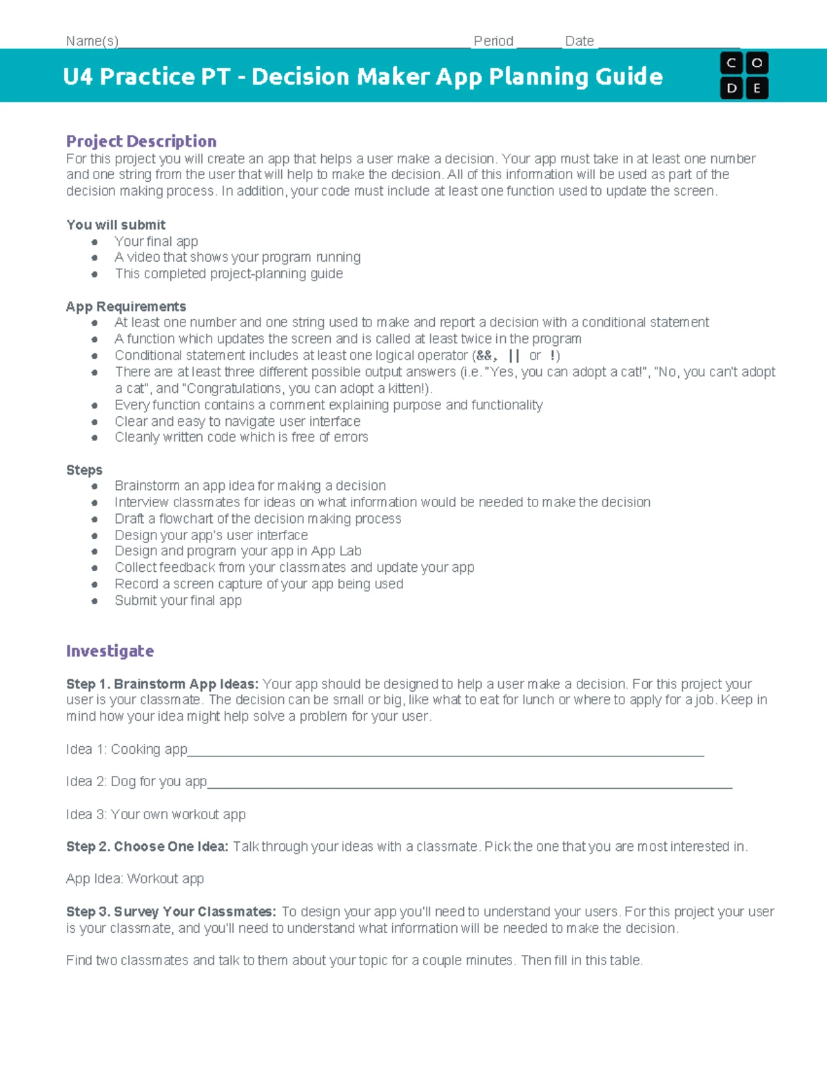 AP CSP full course cheat sheet: key concepts and tech skills overview ...