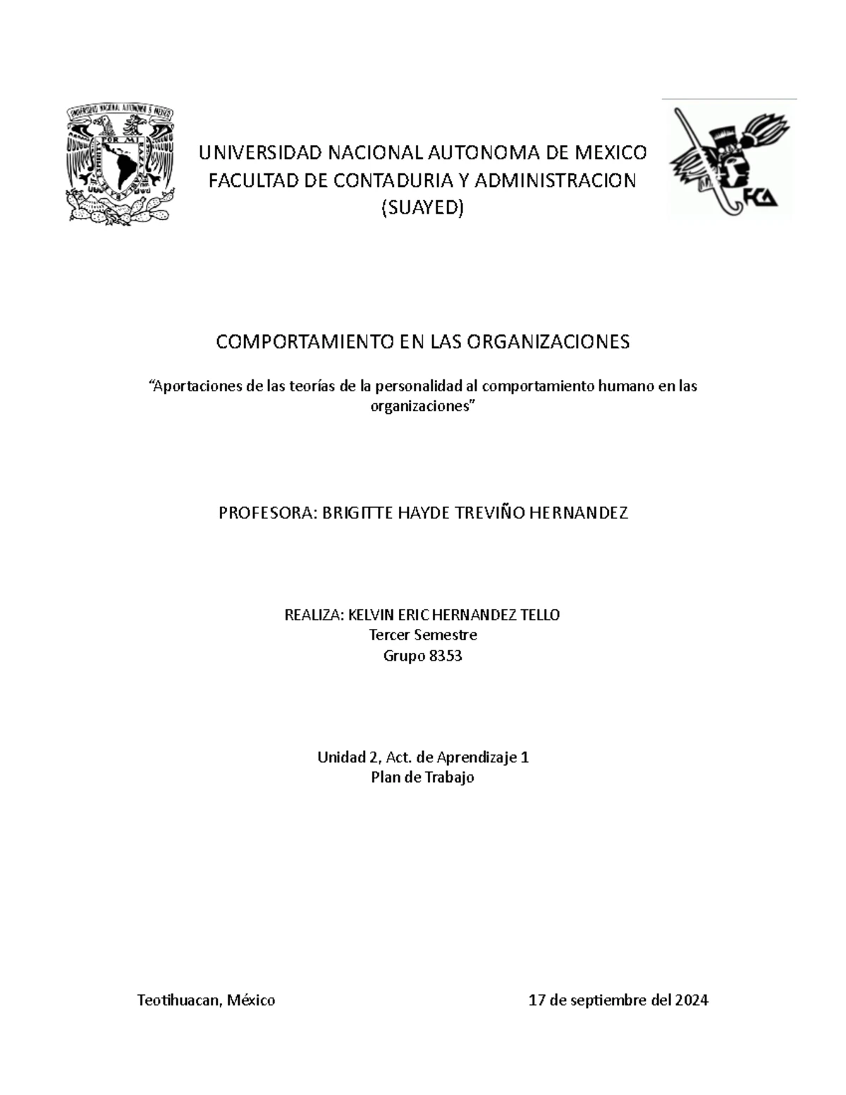 Impacto de Internet en la Sociedad: Organizaciones U5 Actividad 1 - Studocu