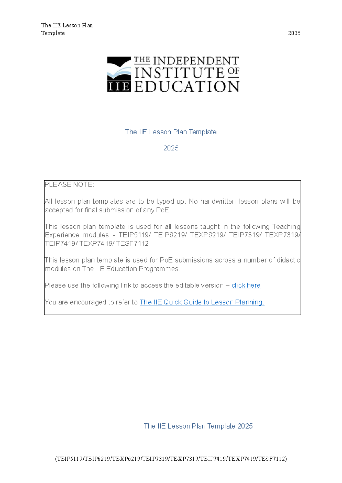 IIE Lesson Plan Template 2025: Heat Transfer in Grade 7 Natural ...