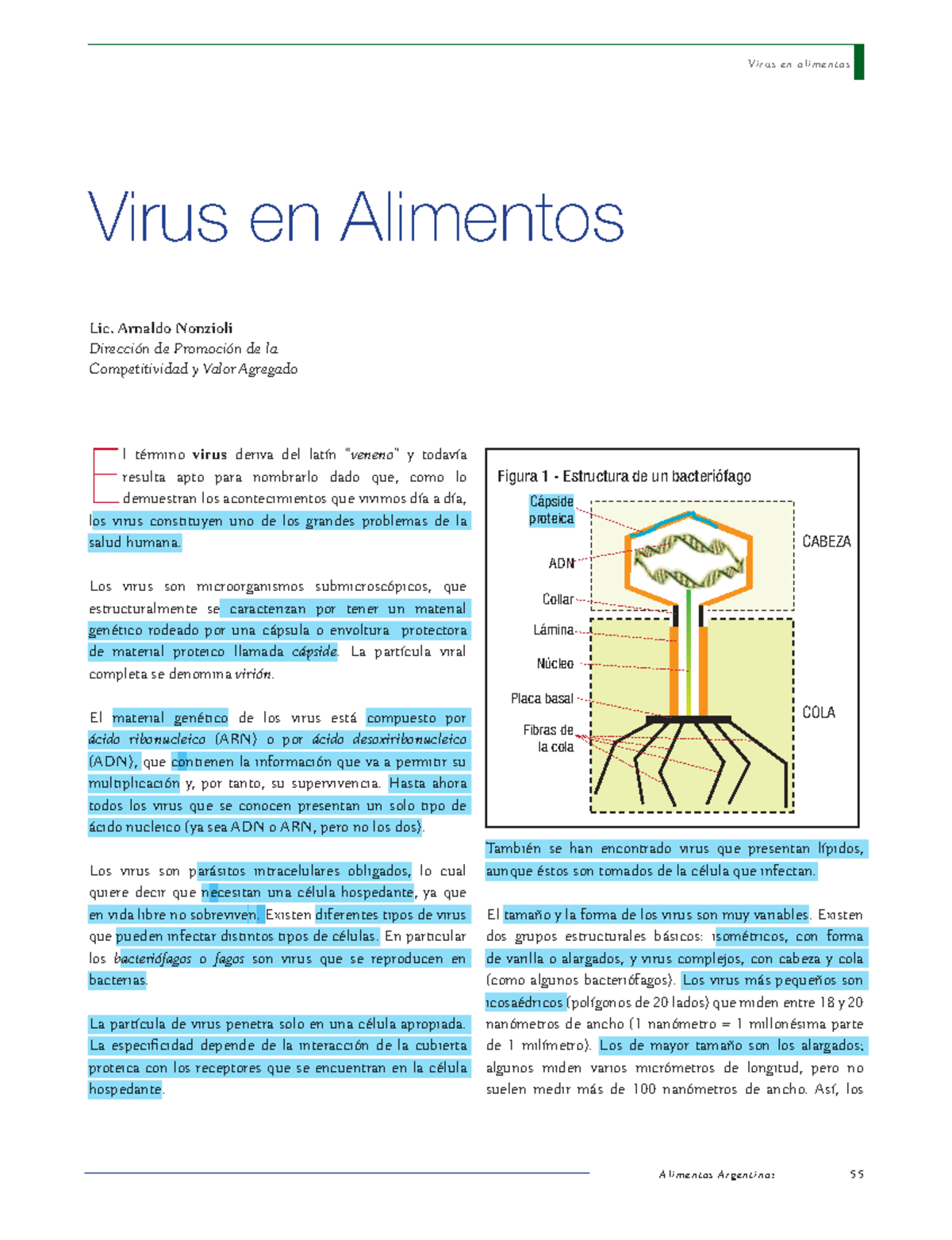 R46 12 Virus en Alimentos: Impacto y Prevención de Enfermedades - Studocu
